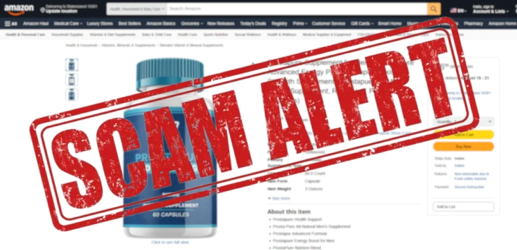 scam alert prostapure